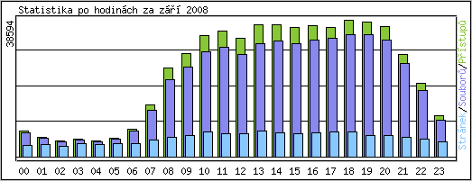 Statistika po hodin�ch