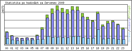 Statistika po hodin�ch