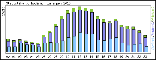 Statistika po hodin�ch
